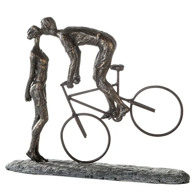 Afbeelding van Feelings Beeld Kiss Me Brons 30,00cm x 9,00cm 36,00cm