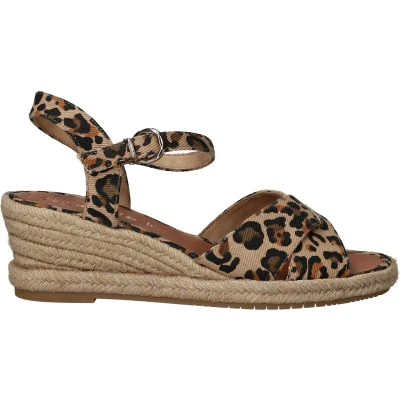 Afbeelding van Tamaris Espadrilles camel/multicoloured, Dames, Maat: 42, Camel/multi/coloured Schoenen