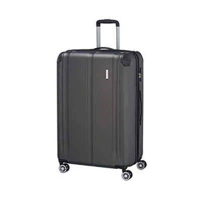 Afbeelding van Travelite City 4 Wiel Trolley L Expandable antraciet Harde Koffer