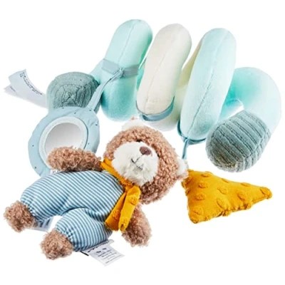 Afbeelding van Sterntaler 6612002 Spiraalspeelgoed Ben beer met rammelaar, leeftijd: voor baby&#039;s vanaf de geboorte, meerkleurig