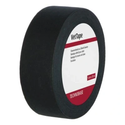 Image de VetTape bandage onglons noir, 50 m x 5 cm, MS Schippers Convient aux Bovins Vaches