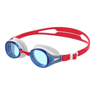 Afbeelding van Speedo Junior Hydropure zwembril, uniseks, kinderen, rood/wit/blauw, eenheidsmaat