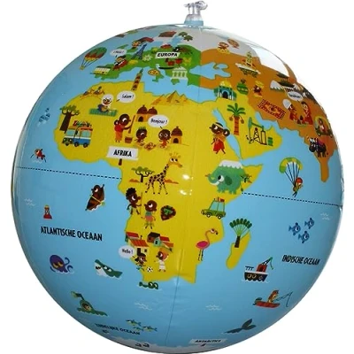 Afbeelding van Caly Toys Op ontdekking opblaasbare bal wereld