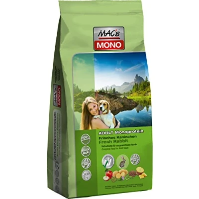 Afbeelding van MAC&#039;s Mono Konijn Hondenvoer Dubbelpak: 2 x 12 kg