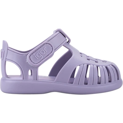 Afbeelding van Pisamonas TIRA Adherente Tobby Solid Sandalen voor kinderen, Maat: 18, Malva Kunststof