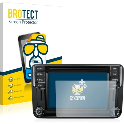 Afbeelding van BROTECT Screenprotector voor Volkswagen T6 2016 Discover Media Plus Folie Beschermfolie matte (2 Stuks)
