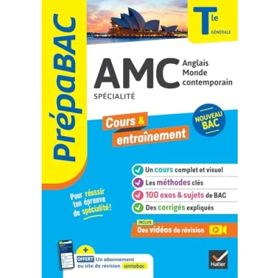 Afbeelding van Amc anglais monde contemporain tle generale specialite