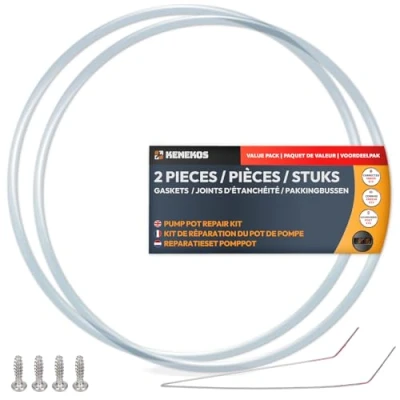 Afbeelding van Kenekos 2 x pompafdichting geschikt voor Bosch Siemens 12005744 Neff Constructa vaatwasser, 182 mm, alternatief 2005317, fout E15 vaatwasser