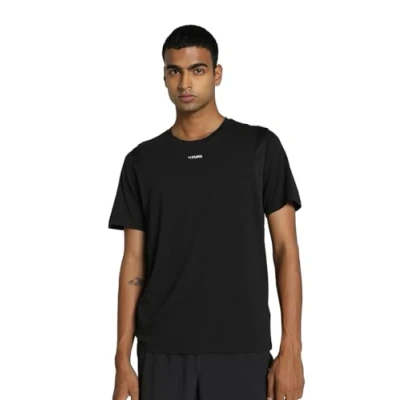 Afbeelding van Puma FIT Triblend Ultrabreathe Tshirt basic, Heren, Maat: Medium, Black