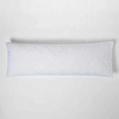 Afbeelding van Homescapes Extra Lange Gewatteerde Kussenbeschermer Katoen/polyester 50x140 cm