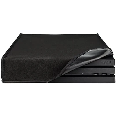 Afbeelding van eXtremeRate stofdichte hoes compatibel met PS4 Pro console, horizontale waterdicht voor zwart