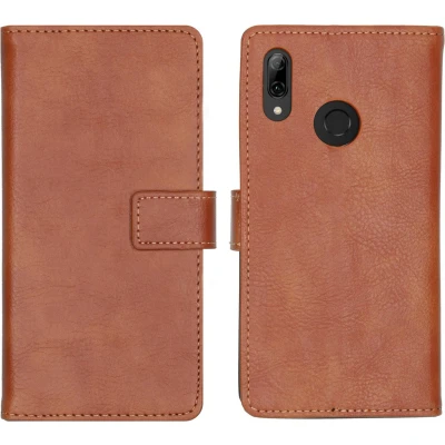 Afbeelding van iMoshion Hoesje Geschikt voor Huawei P Smart (2019) Met Pasjeshouder Luxe Bookcase Bruin