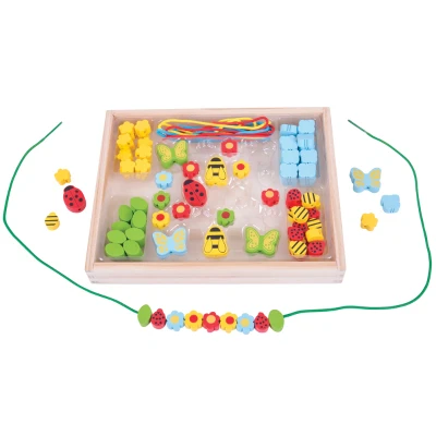 Afbeelding van Bigjigs Perlen BOX Speelgoed voor kinderen, Maat: One Size, Multicoloured