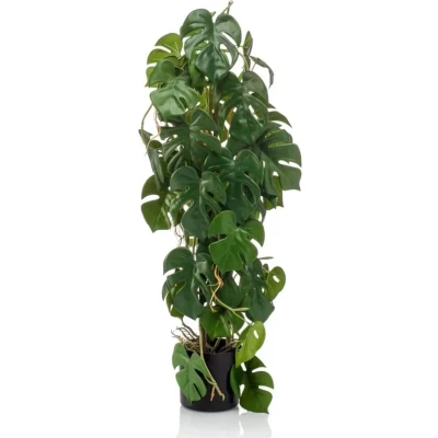 Afbeelding van kunstplant in pot monstera 75 cm