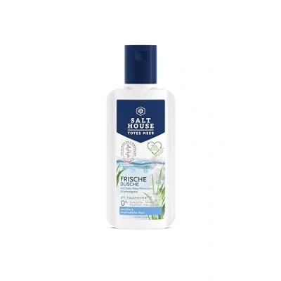 Afbeelding van Salthouse Dode Zee frisse therapeutische douche met citroengrasgeur voor verfrissende reiniging, 250 ml