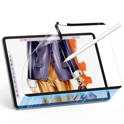 Afbeelding van ESR Peliicola Magnetische bescherming voor iPad Pro 13 inch 2024, schrijven en tekenen op papier, afneembare herbruikbare displaybescherming, compatibel met gehard glasfolie, mat