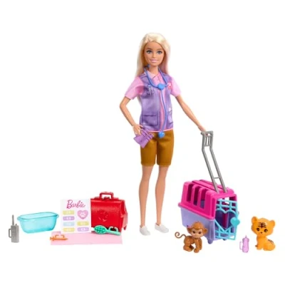 Afbeelding van Pop Barbie SAUVETEUSE D&#039;ANIMAUX