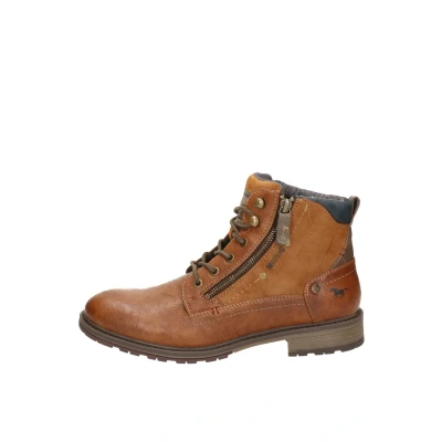 Afbeelding van Mustang Veterboots, Heren, Maat: 44, Cognac Schoenen
