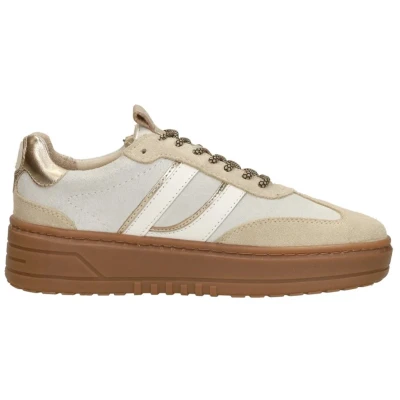 Afbeelding van Sub55 Veterschoenen Laag Beige Maat 39