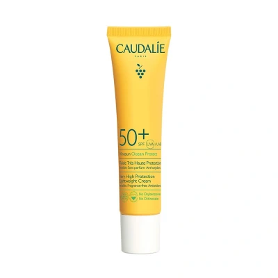 Afbeelding van Caudalie Vinosun Ocean Protect Very High Protection Lightweight Cream SPF 50 Zonnebrand Voor Het Gezicht 40 Ml