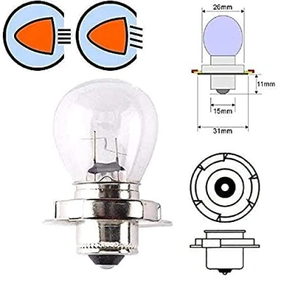 Afbeelding van cyclingcolors Lamp P26S, 6V, 35W