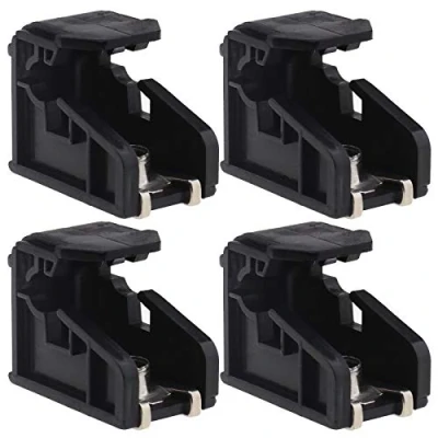 Afbeelding van OTOTEC Set van 4 bevestigingsclips voor koplampen, compatibel met Volkswagen Polo 2009 2018, 6R0941511, zwart