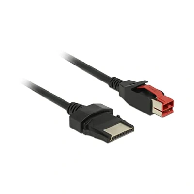 Afbeelding van DeLOCK PoweredUSB kabel male 12 V &gt; 2 x 4 pin voor P