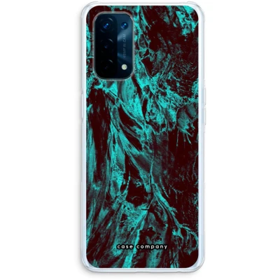 Afbeelding van Case Company® hoesje geschikt voor Oppo A74 5G Ice Age Soft Cover Telefoonhoesje Bescherming aan alle Kanten en Schermrand
