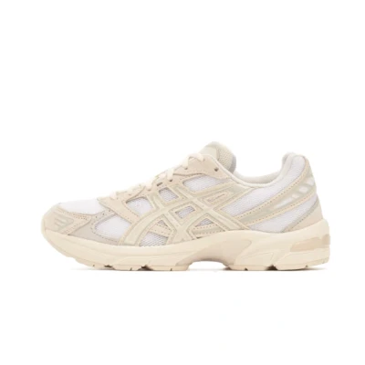 Afbeelding van Asics Sportstyle GEL1130 Unisex Sneakers laag, Maat: 43.5, Cream/birch Leer/ synthetisch