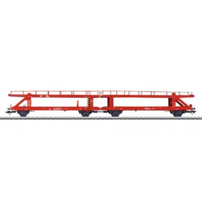 Afbeelding van Märklin 47180 H0 dubbele autotransportwagen Laaeks 553.1 van de DB AG