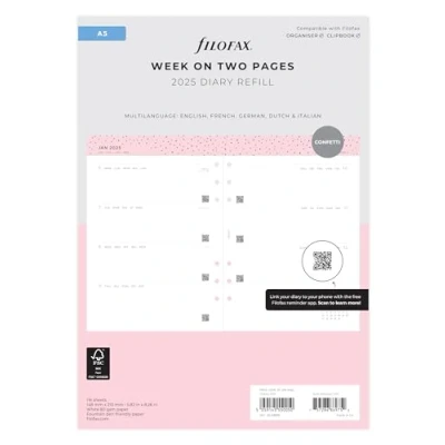 Afbeelding van Filofax Confetti A5 week op twee pagina&#039;s 2025