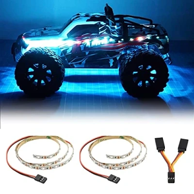 Afbeelding van elechawk RC Vaste Wing Vliegtuig LED Lichtstrip Vleugel AR Drone Model Auto Vrachtwagen (IJsblauw)
