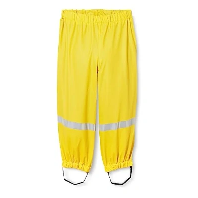 Afbeelding van Playshoes Regenbroek met Fleece voering voor kinderen Yellow maat 92cm