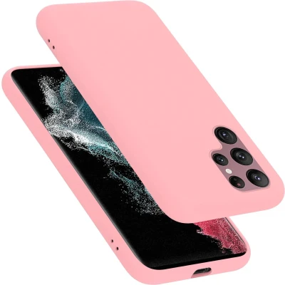 Afbeelding van Cadorabo Hoesje geschikt voor Samsung Galaxy S22 ULTRA in LIQUID ROZE Beschermhoes gemaakt van flexibel TPU silicone Case Cover
