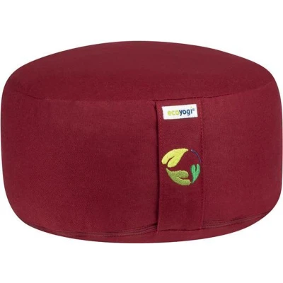 Afbeelding van Ecoyogi meditatiekussen Ruby medium (eco) 13 15 cm