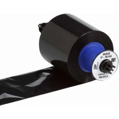Afbeelding van BRADY IP R6100 thermisch transfert printlint zwart voor printer 60 mm x 300 m 066038
