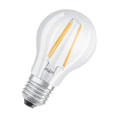 Afbeelding van Osram LED BASE CLASSIC A/LED lamp, klassieke vorm met gloeidraad stijl, schroef fitting: E27, 7 W, 220…240 V, 60 W vervanging, helder, 2700 K, 2pack
