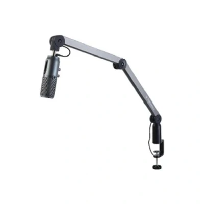 Image de Bras de flèche bureau à roulettes pour microphone XLR S1 Thronmax Gris