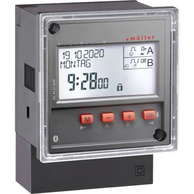 Afbeelding van Müller SC 44.21 pro4 230V 50 60Hz DIN rail schakelklok Digitaal 230 V 4000 W