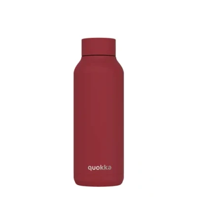 Afbeelding van Quokka drinkfles RVS Solid Firebrick Red 510 ml