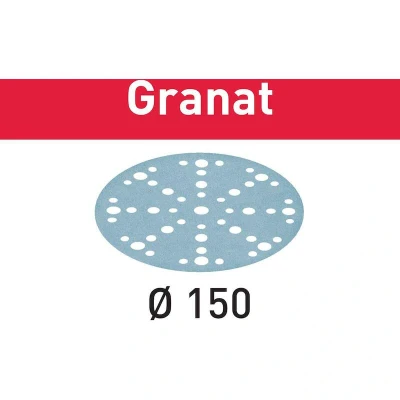 Image de FESTOOL STF D150/48 P80 GR/10 Papier abrasif Granat (10 pièces) 575156