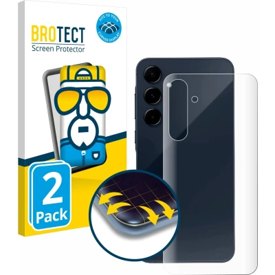 Afbeelding van BROTECT Screenprotector voor Samsung Galaxy A35 5G (Achterkant) Folie Beschermfolie transparant volledig dekking (2 Stuks)