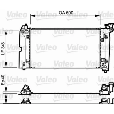 Afbeelding van Valeo Radiateur 734711