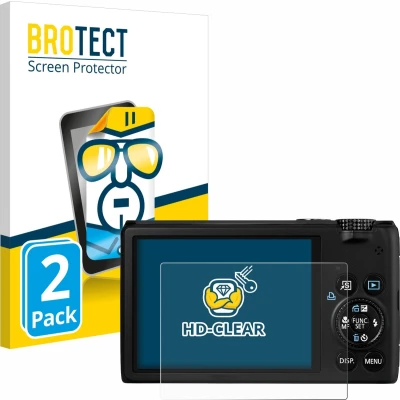 Afbeelding van BROTECT Screenprotector voor Canon PowerShot S95 Folie Beschermfolie transparant (2 Stuks)