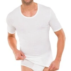 Afbeelding van Schiesser t shirt voor heren wit maat xl