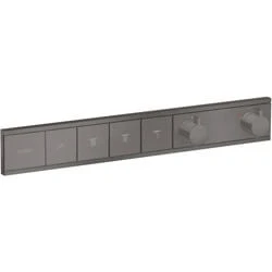 Afbeelding van Hansgrohe RainSelect thermostaat inbouw voor 4 functies Brushed Black