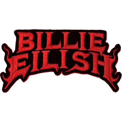 Afbeelding van Billie Eilish Flame Patch Rood