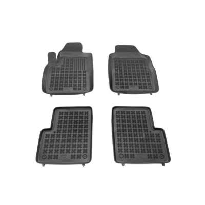 Afbeelding van REZAW PLAST 201503 Vloermatset Rubber voor en achter 3 Zwart Op maat gemaakt FIAT: 500 Hatchback, ABARTH: / 595 695 Hatchback