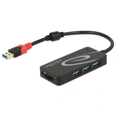 Afbeelding van Delock 62899 USB 3.1 Gen 1 hub Zwart