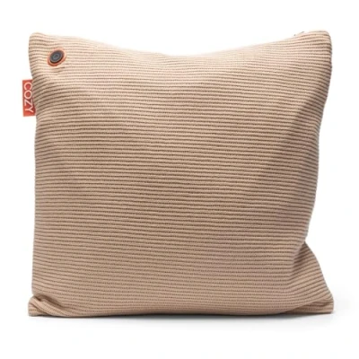 Afbeelding van Cozy warmtekussen Una Duurzaam &amp; Draadloos Infrarood 45x45 cm Beige Knitted Grote Batterij